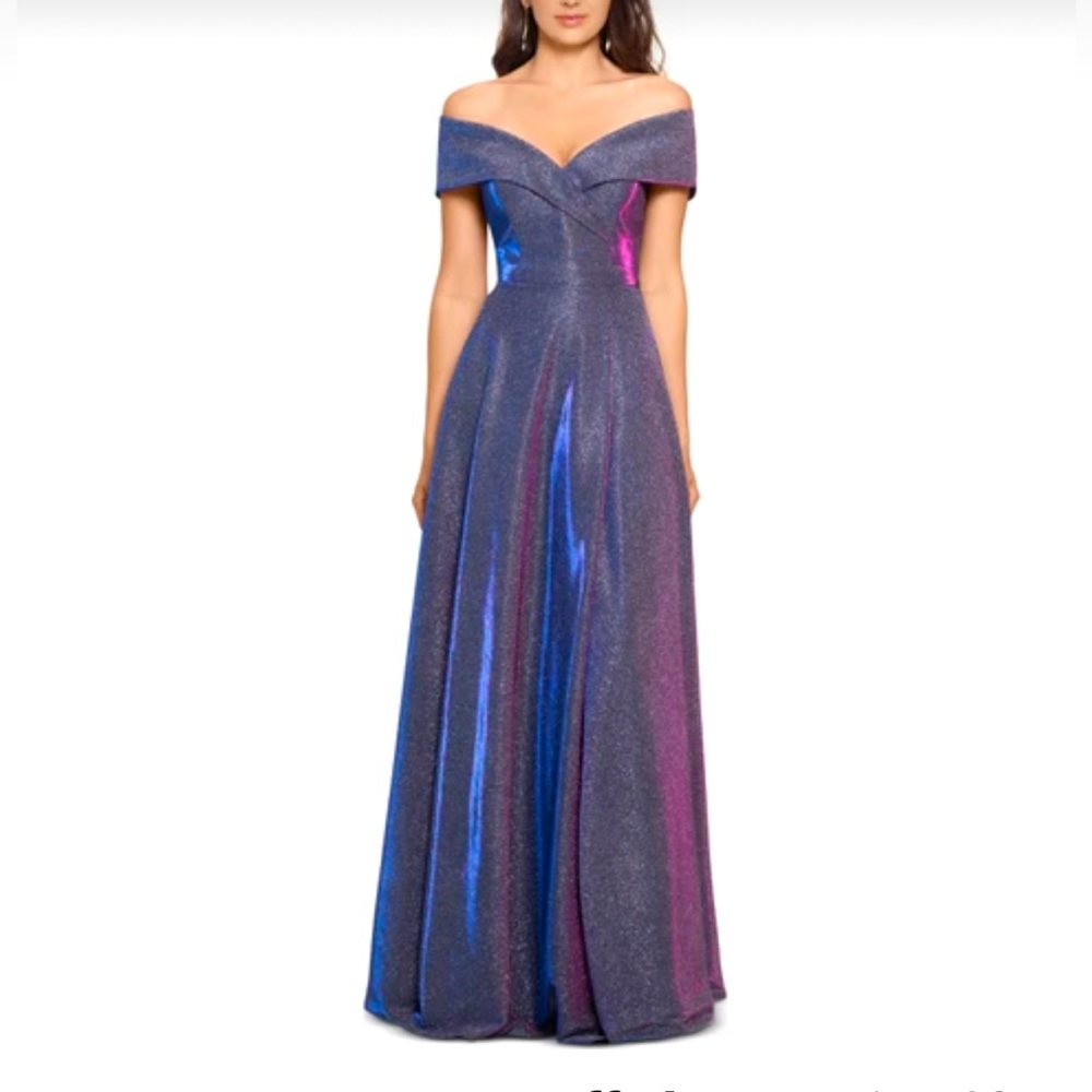 Rose gold prom dress